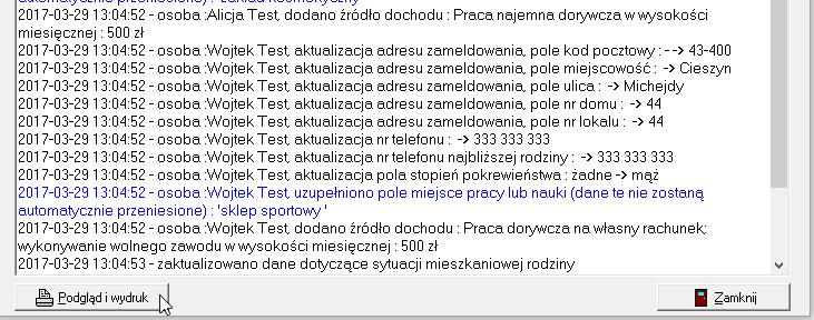 Wypełnione w Kalipso dane zostaną uzupełnione w SD Helios wraz z wygenerowaniem raportu z tej operacji.