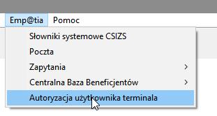 Autoryzacja użytkownika logującego się do aplikacji Kalipso odbywa się poprzez pobranie listy wywiadów. Autoryzację należy wykonać po pierwszym logowaniu do Kalipso nowego użytkownika.