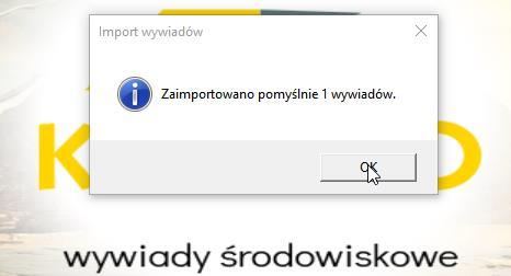 zlecenie: Założone zlecenie pojawi się na liście wywiadów: Aby pobrać zlecenie wywiadu do aplikacji Kalipso, należy wybrać w