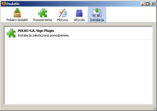 Zamknąć wszystkie okna przeglądarki. Przeglądarka została skonfigurowana i przygotowana do korzystania z Systemu Internetowego PekaoBiznes24. 4.