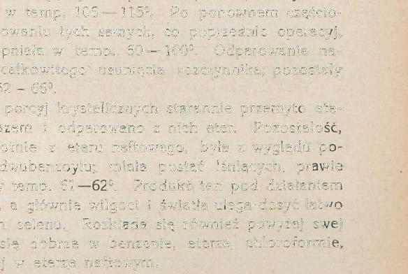 benzoesowego oraz ślady jakiejś substancji łatwo