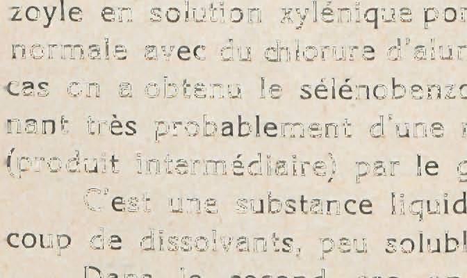 dans l'éther de pétrole.