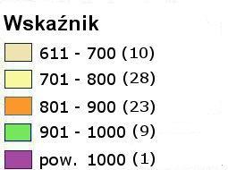 północnej i wschodniej części regionu. Wykres 21.