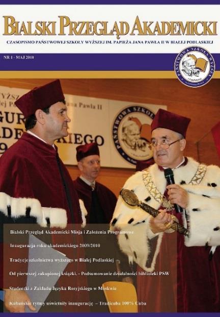 47. Człowiek i Zdrowie, red. nacz. J. Bergier, tom IV, nr 1, rok 2010, ISSN 2082-7288 2010 20 zł dostępne w 48.