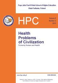 175. Health Problems of Civilization, Tom IX, nr 1, 2015, red. nacz. J. Bergier, ISSN 2353-6942 2015 20 zł dostępne w 176.
