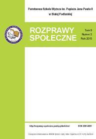 179. Rozprawy Społeczne / Social Dissertations, tom 9, numer 1, rok 2015, red. nacz. M. Nowak, ISSN: 2081-6081 2015 20 zł dostępne w 180.