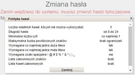 Po prawidłowym wypełnieniu i złożeniu wniosku o założenie konta powinniśmy otrzymać komunikat: Na podany we wniosku adres e-mail przesłana zostanie informacja na temat założonego w SMK konta oraz