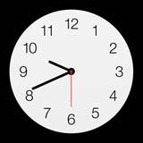 Zegar 14 Zegar przegląd Pierwszy z wyświetlanych zegarów pokazuje czas dla lokalizacji, w
