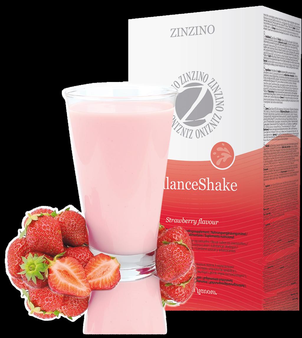 ZINZINO BalanceShake Smak truskawkowy Ciesz się smakiem BalanceShake, który zawiera BalanceOil, witaminy, minerały,