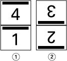 9 Oprawa lewej krawędzi Rysunek 1: Oprawa lewej krawędzi 1 Przód 2 Tył Rysunek 2: Oprawa prawej krawędzi 1 Przód 2 Tył Rysunek 3: Oprawa górnej krawędzi 1 Przód 2 Tył Oprawa zeszytowa Oprawa