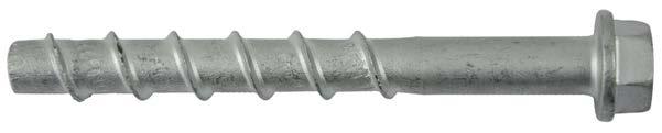 CONCREE SCREWS "URBO SAR" ŚRUBY DO BEONU "URBO SAR" Cr3+ environmenta friendy F120 Anchor Design Software APPROVALS European echnica Approva, Option 1 for use in cracked and