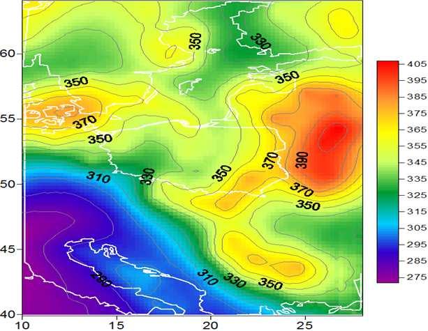SATELLITE REMOTE SENSING CENTRE, IMWM, KRAKOW SATELLITE MONITORING OF TOTAL OZONE Total ozone has been operationally derived