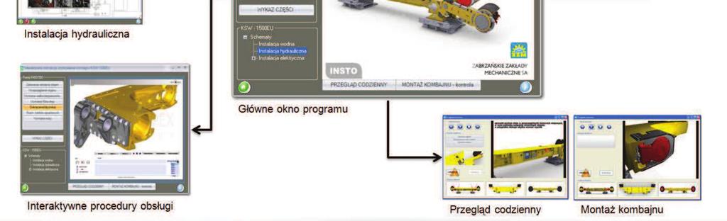 Cało informacji zebranych w procesie pozyskiwania wiedzy na etapie tworzenia kolejnych kroków procedury obsługi-naprawy zawarta jest w jednym pliku.