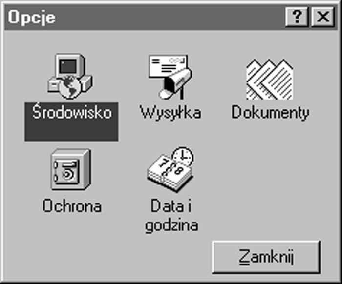 Dostosowanie pulpitu GroupWise Moýna dodawa i usuwa przyciski z paska narz«dzi, zmienia ustawienia domyælne w opcjach itd.