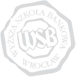 Zasady rekrutacji do Wyższej Szkoły Bankowej we Wrocławiu na studia podyplomowe na rok akademicki 2017/2018 1 1.