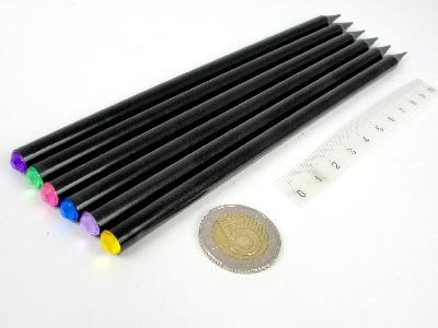 długopis; 17x12,5 cm / 15x10 cm Ołówek z gumką 2szt + temperówka; dł.20 śr.