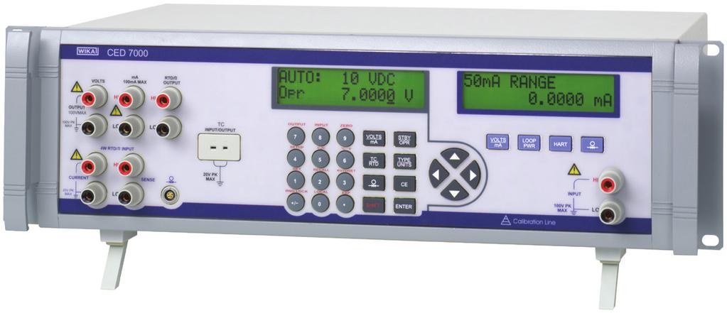 Technologi kalibracji Wysokoprecyzyjny kalibrator procesowy Model CED7000 Karta katalogowa WIKA CT 85.