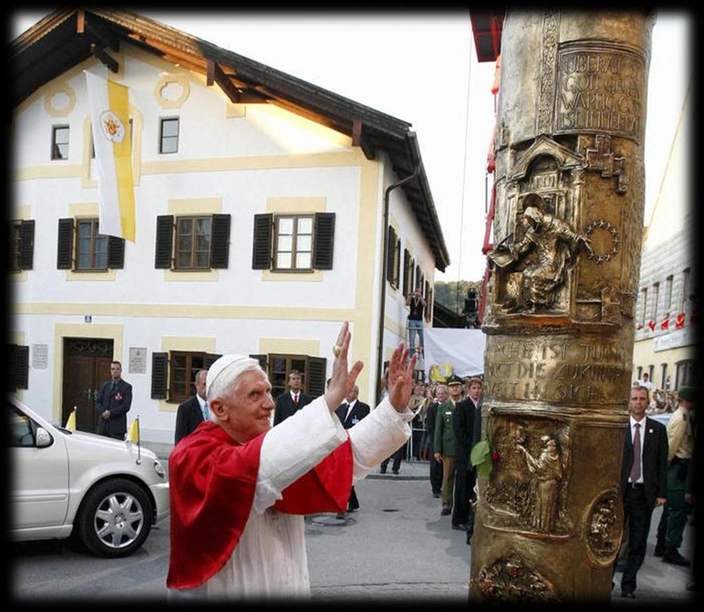 Marktl Miasteczko położone nad rzeką Inn w Górnej Bawarii jest miejscem urodzenia obecnego papieża Benedykta XVI.