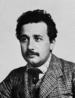 Albert Einstein (1879-1955) teoria zjawiska fotoelektrycznego (1905) światło jest strumieniem cząstek (fotonów), których energia jest proporcjonalna do częstości fali świetlnej: E = h, pęd fotonów p