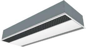 WINDBOX EC DO ZABUDOWY Energooszczędne kurtyny powietrzne do obiektów komercyjnych i przemysłowych Wyposażone w wentylatory wykonane w technologii EC obniżające zużycie energii do 45% bez