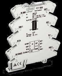 prądowe lub napięciowe przetwornik pomiarowy napięcia (857-560) do napięcia stałego i przemiennego maks.