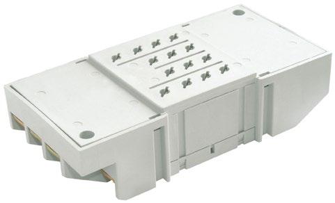 mm Trzy tory prądowe 16 A, 250 V AC MBA PI6W-1P Do RM699BV, RSR30 ❽ dokręcenia zacisku: 0,3 Nm 98,5 x