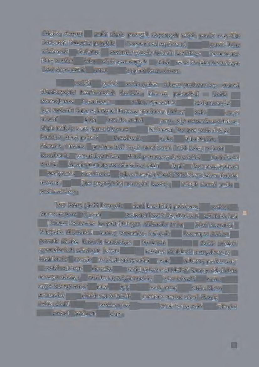 dziejów. Zaczyna od analiz aktów prawnych dotyczących religii, przede wszystkim konstytucji. Następnie przygląda się rzeczywistości regulowanej przez to prawo.