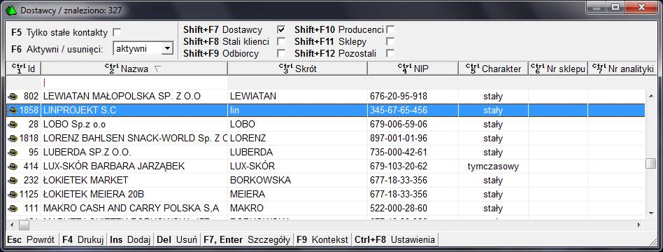 Przykład: Wprowadzamy dostawę fakturowaną towaru.