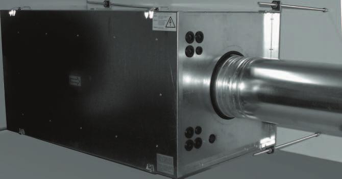 Moc centralki w funkcji przep³ywu powietrza Przyrost temperatury w funkcji przep³ywu powietrza dla centralek CWE 1,2 kw/1,5 kw/3,0 kw Przyrost