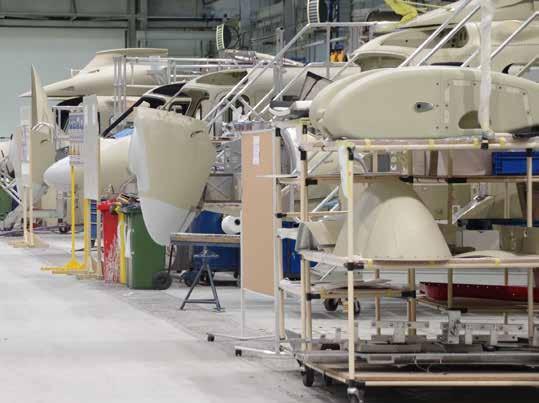 Doskonałe zdolności produkcyjne Możliwości produkcyjne PZL-Świdnik spełniają najwyższe wymagania klientów i obejmują wszystkie główne obszary działalności produkcyjnej w sektorze