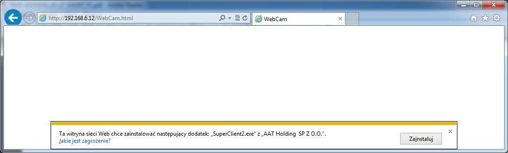 NVIP-3DN3012V/IR-1P, NVIP-3DN3013V/IR-1P, NVIP-3DN3014V/IR-1P - Skrócona instrukcja obsługi wer. 1.0 POŁĄCZENIA SIECIOWE ZA POMOCĄ PRZEGLĄDARKI WWW 3 POŁĄCZENIA SIECIOWE ZA POMOCĄ PRZEGLĄDARKI WWW 3.