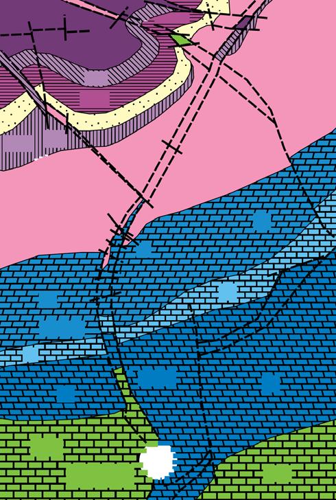 Ryc. 2. Geologia pod³o a podkenozoicznego: A stratygrafia ska³ stropu mezozoiku w SW Wielkopolsce (wg Deczkowskiego i in.
