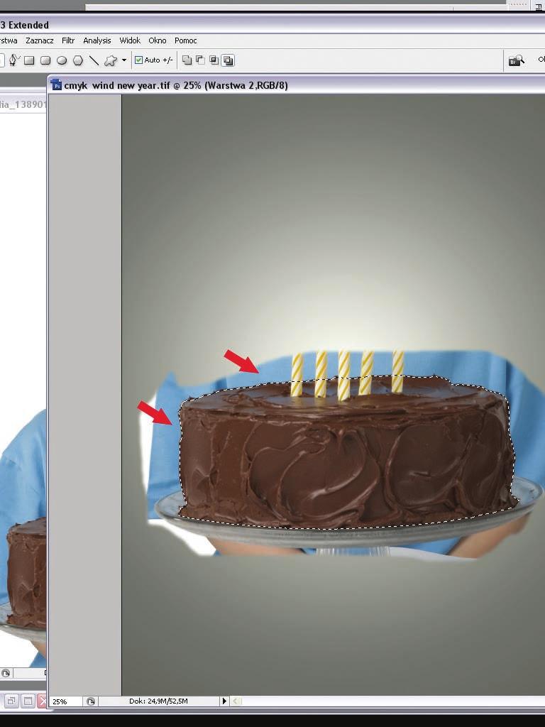 Photoshopowy tort urodzinowy W tutorialu tym pokażę techniki fotomontażu.