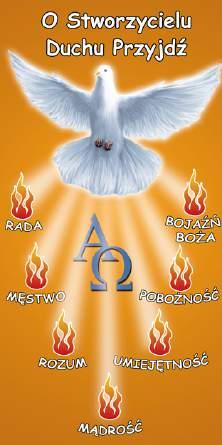 May 24th, 2015: Pentecost Sunday Page 9 Moc Ducha Świętego Zesłanie Ducha Świętego, owoc Wielkanocy, jest dopełnieniem i pełnią Misterium Paschalnego: Męki, Zmartwychwstania i Wniebowstąpienia
