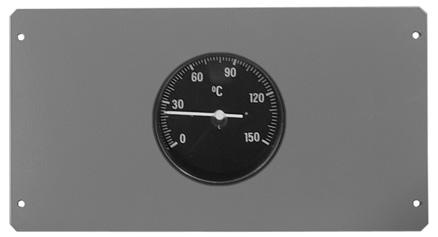 Typ Temperatura robocza ogrzewania EK 07-90 90 C EK 08-0 0 C 6042 308 6042 309 Osłona z termometrem do Modul-plus w celu zakrycia, jeśli nie stosuje się skrzynki