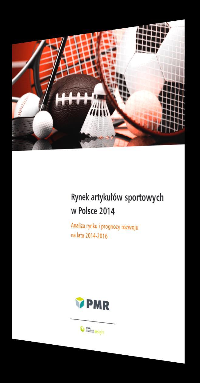 2 Język: polski, angielski Data publikacji: Q3 Format: pdf Cena od: 1800 Sprawdź w raporcie Z jaką dynamiką będzie się rozwijał rynek artykułów sportowych w Polsce?