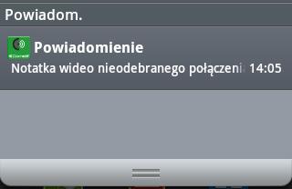 Wcisnąć klawisz w celu pobrania zrzutu ekranu»» Zrzut ekranu zostanie zapisany w folderze: / Media / Obrazy Wcisnąć klawisz w celu uruchomienia nagrywania video»» Ikona pojawi się w celu podania