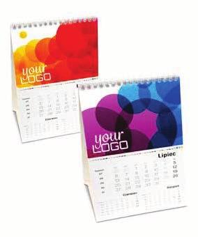 WALL CALENDARS KALENDARZE PLANSZOWE C003 C006 calendar spiral bound with hook, packed individually, kalendarz