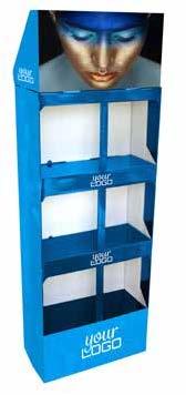 FLOOR STANDS STANDY PODłOGOWE K004 stand with shelves size of the stand after folding: 570x300x1330 mm, height of additional