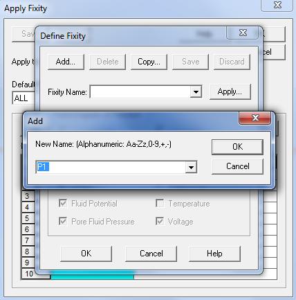 5. Zdefiniownie wrunków brzegowych N psku nrzędzi kliknąć n ikonę Apply Fixity, nstępnie Define,