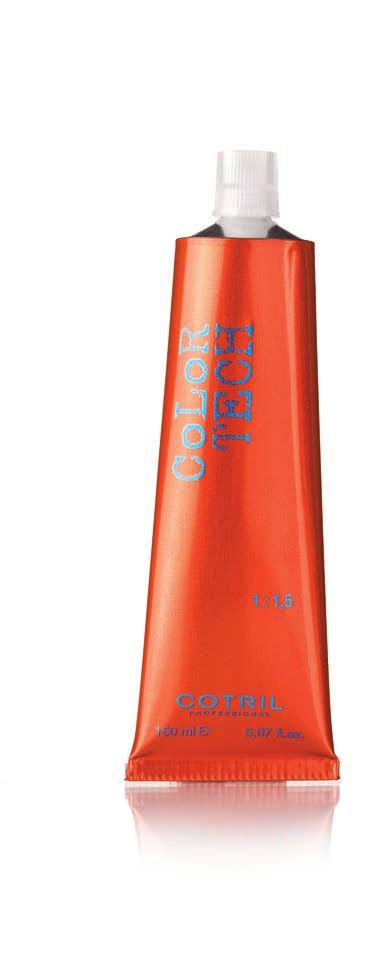 KOLORYZACJA & ROZJAŚNIANIE COLOR TECH Farba do włosów w kremie Dzięki bogatemu doświadczeniu Cotril Laboratories narodziła się farba Color Tech, która gwarantuje ultraprofesjonalny i niezwykle trwały