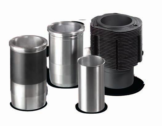 Tuleje bieżne cylindrów Oferta produktów Suche tuleje bieżne cylindrów w wersji Slip-Fit i Press-Fit Mokre tuleje bieżne cylindrów standardowe i nadwymiarowe Cylinder żeberkowy dla silników