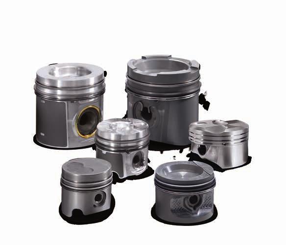 Tłoki Oferta produktów Tłoki aluminiowe dla silników samochodów osobowych standardowe i nadwymiarowe Tłoki aluminiowe, wahadłowe i stalowe dla silników samochodów ciężarowych Tłoki sprężarek dla