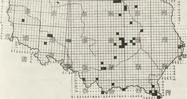 Milechowy, Chroberz, Chroberz Podplebanek, Bukowa Góra, Borków, rez. Dalejów, rez. W ykus, rez. Świnia Góra, Ostrowiec Sw. Gutwin, Bałtów, rez. Lisiny Bodzechowskie, Zagaje Grzegorzowickie, rez.