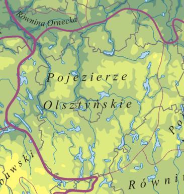 megaregionie Niż Wschodnioeuropejski, w prowincji Niż Wschodniobałtycko- Białoruski, w