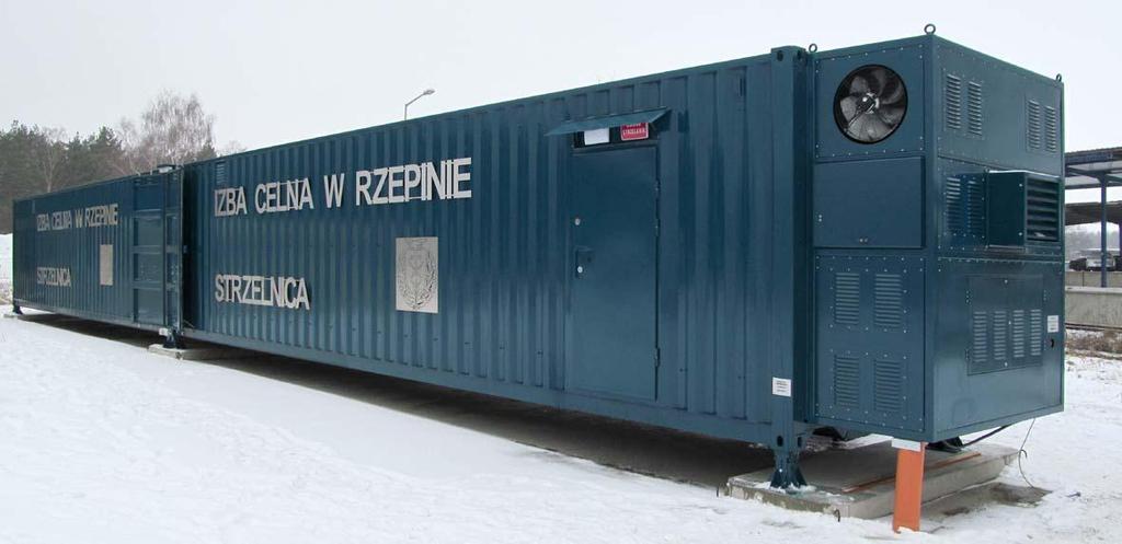 Strzelnica kontenerowa w Izbie