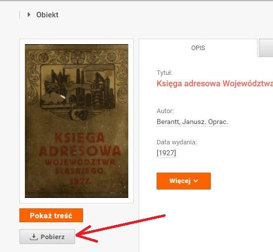 3. Pobranie na własny dysk i przeglądanie lokalne Publikacje ŚBC można ściągnąć na własny dysk twardy i tam przeglądać je lokalnie.