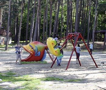 Oprócz tego na obszarze parku ustawiono 10 tablic edukacyjnych z opisami oraz ciekawostkami z rybiego świata.