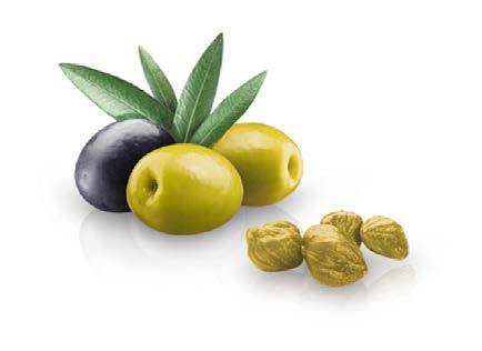 czosnkiem Zielone oliwki z pastą paprykową bez zalewy : 220 g : 130 g : 12 szt.