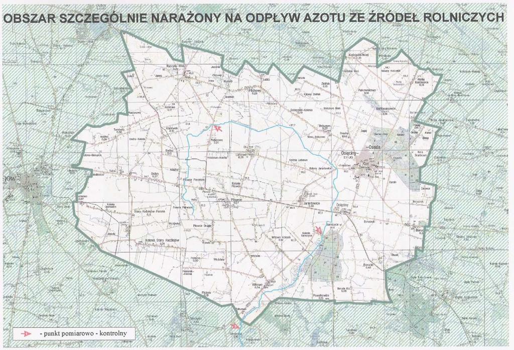 Obszar szczególnie narażony na odpływ azotu ze źródeł